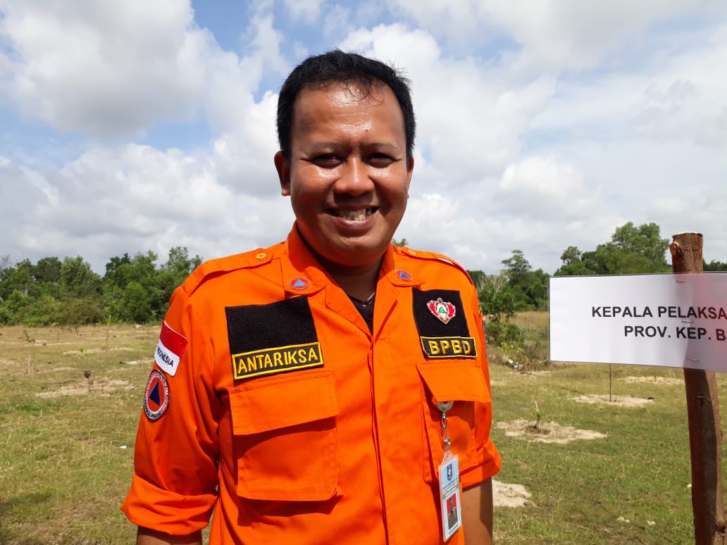 Kepala Badan Penanggulangan Bencana Daerah (BPBD) Provinsi Bangka Belitung (Babel) Mikron Antariksa 