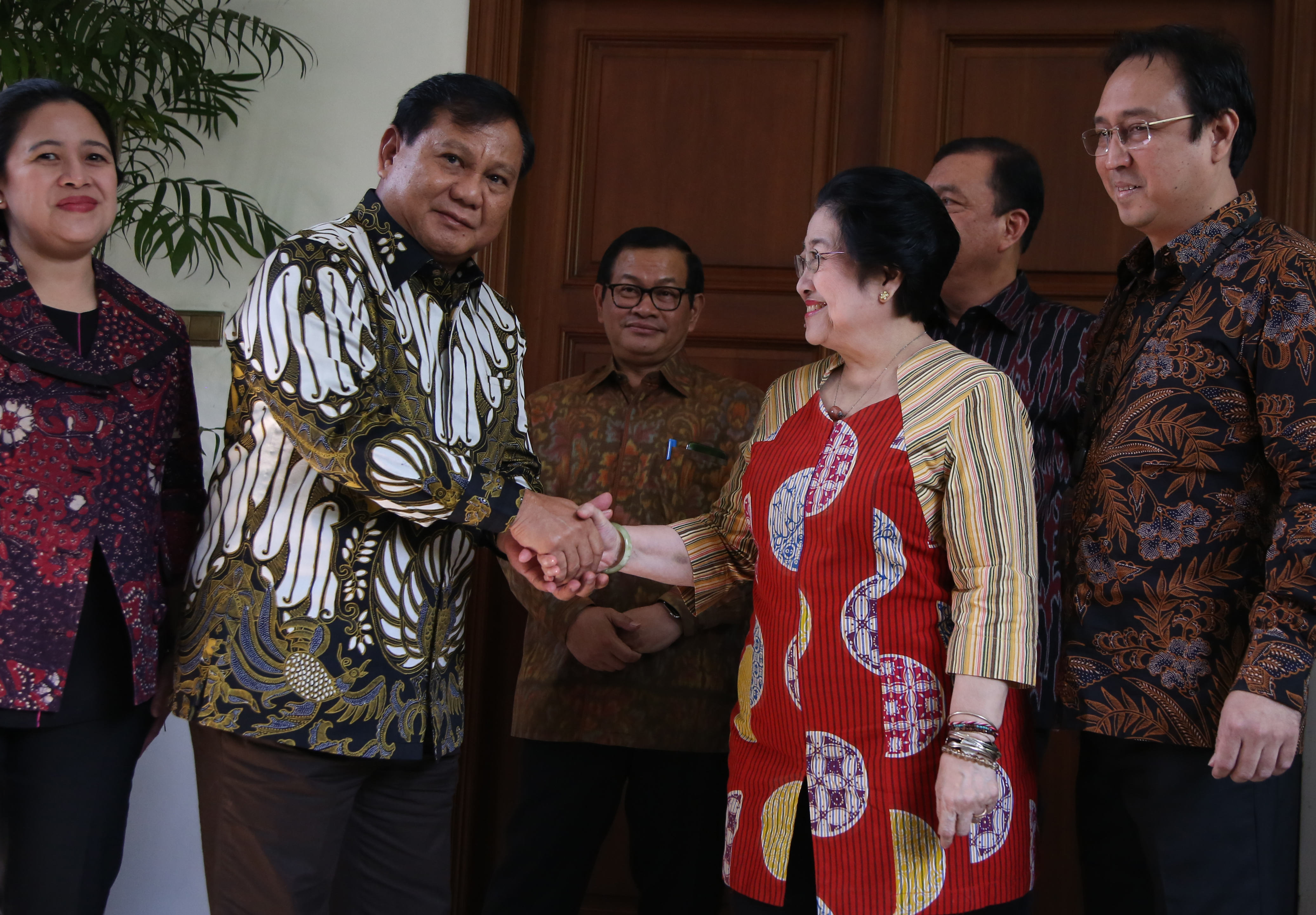 Ketua Umum Gerindra Prabowo Subianto Berkunjung ke Kediaman Megawati.
