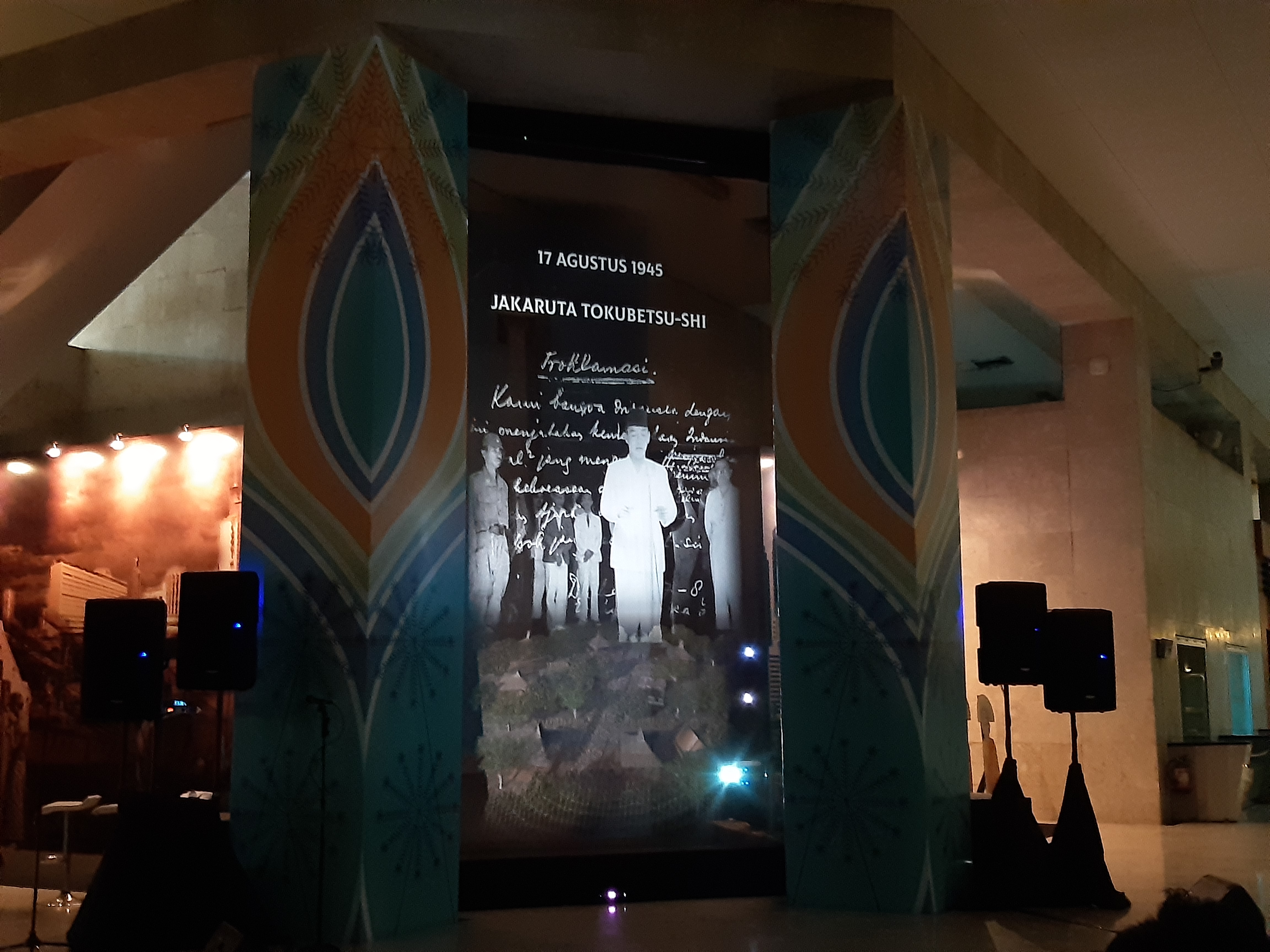 Salah satu tampilan gambar hologram yang akan ditampilkan di Monas Week 2019.