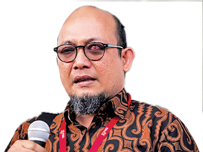 Penyidik KPK Novel Baswedan.