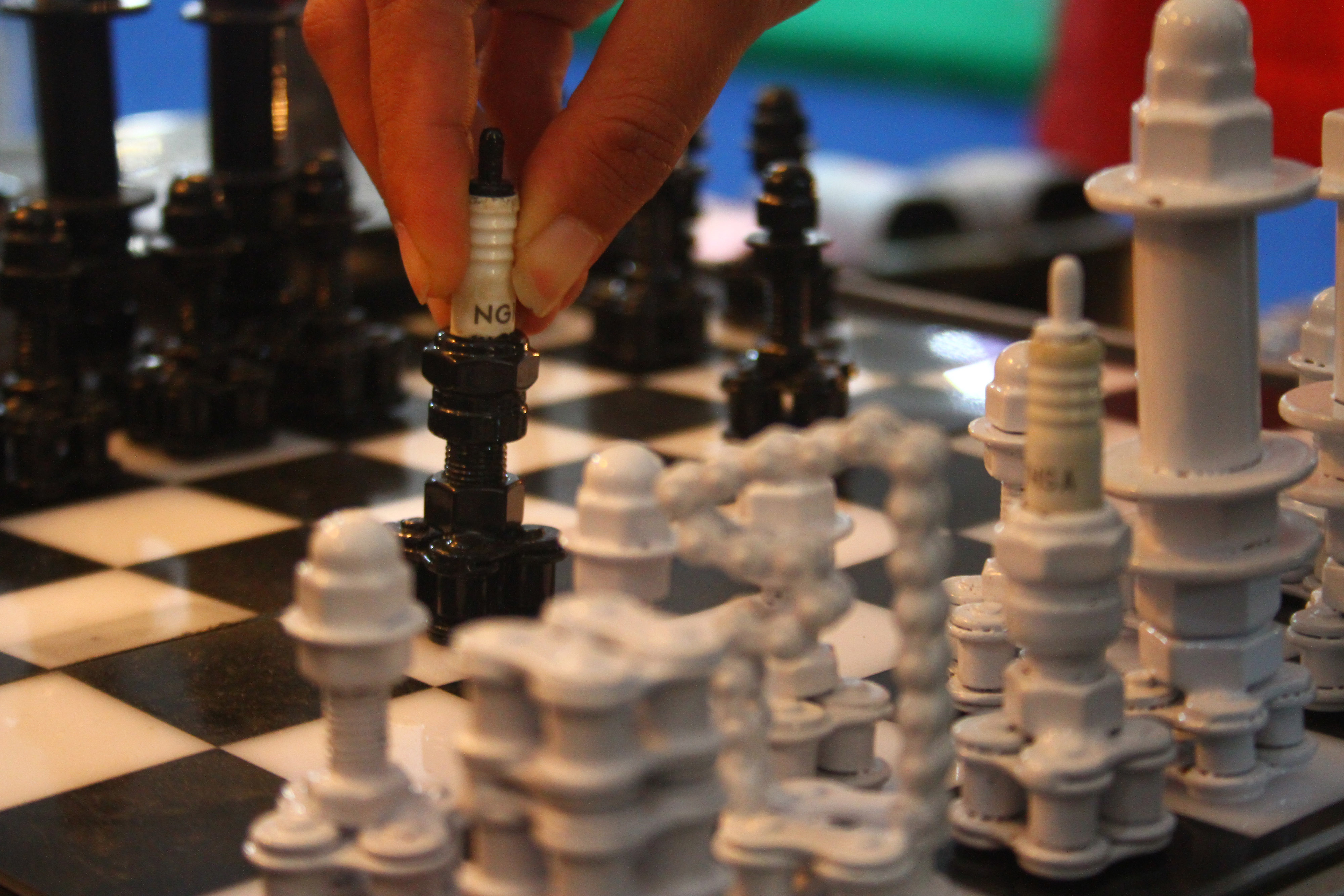 Ilustrasi npertandingan catur