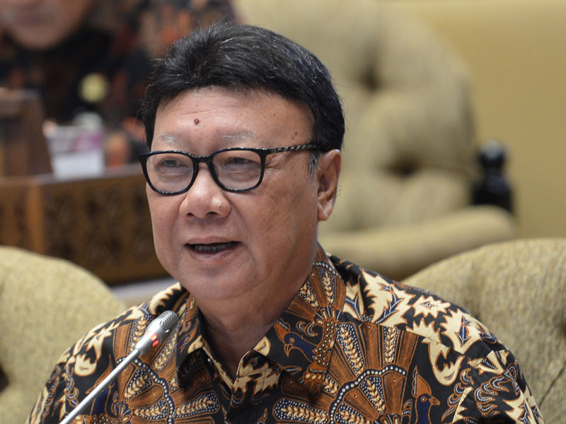 Menteri Dalam Negeri Tjahjo Kumolo 