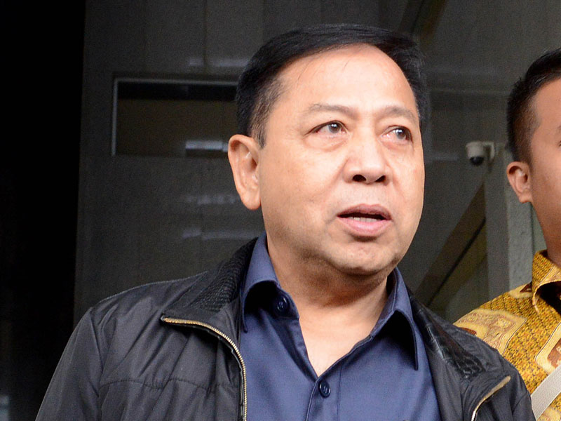 Mantan Ketua DPR Setya Novanto.
