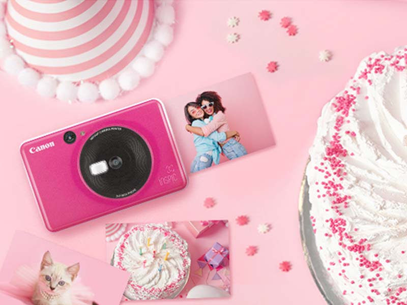 Kamera Inspic dari Canon yang mampu mencetak foto tanpa tinta.