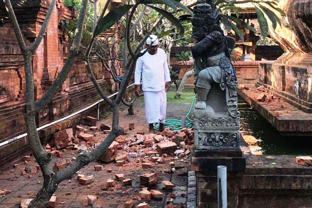 Total Kerugian Gempa Bali Ditaksir Mendekati Rp1 Miliar