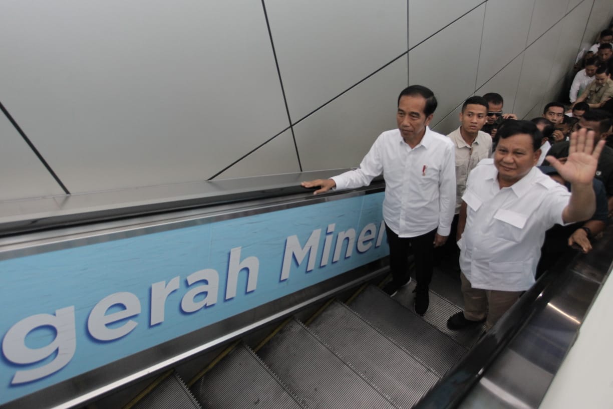 Pertemuan Joko Widodo dan Prabowo Subianto pascapilpres 2019