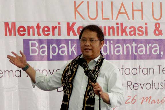  Menteri Komunikasi dan Informatika Rudiantara 