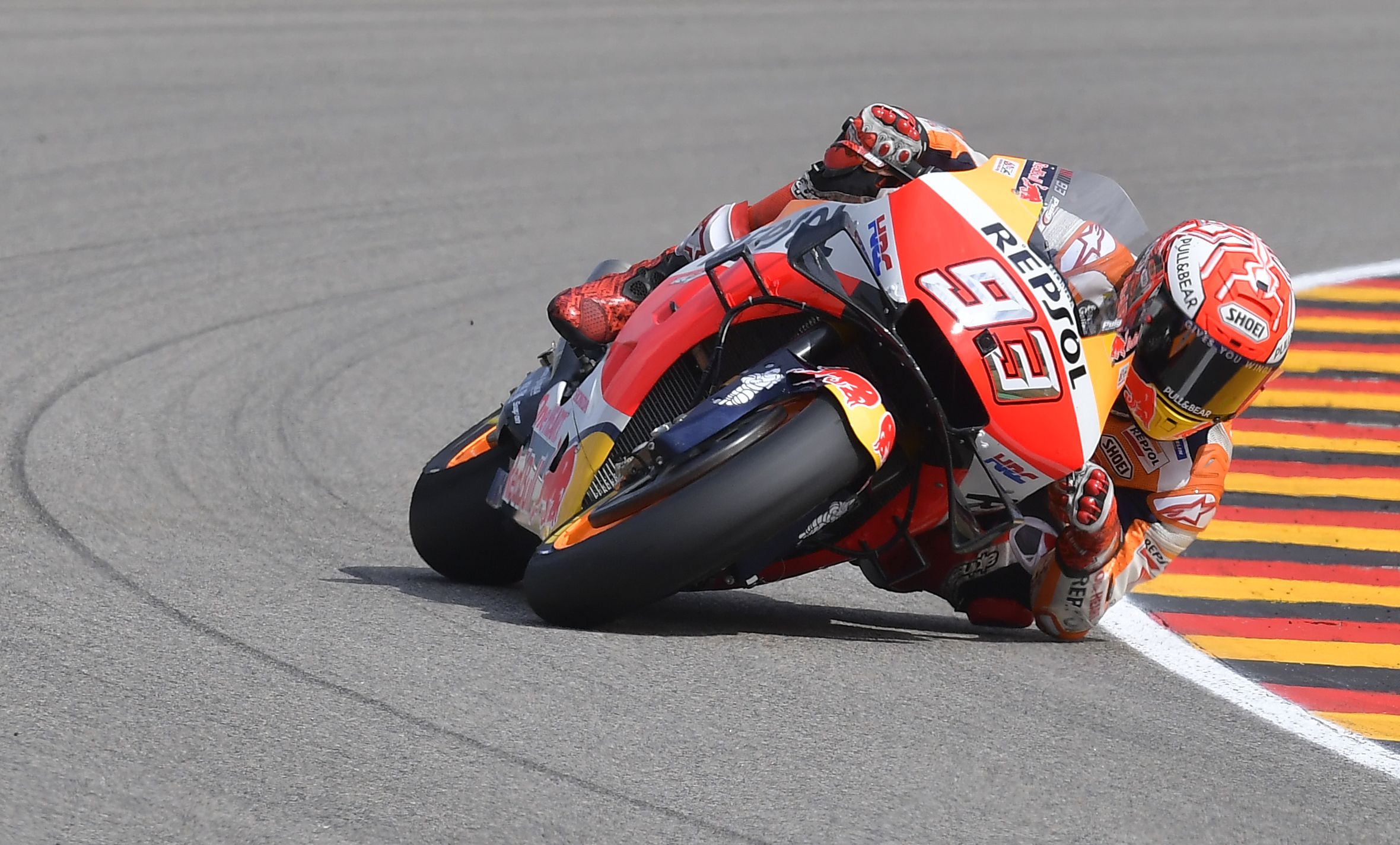 Pembalap Repsol Honda Marc Marquez 