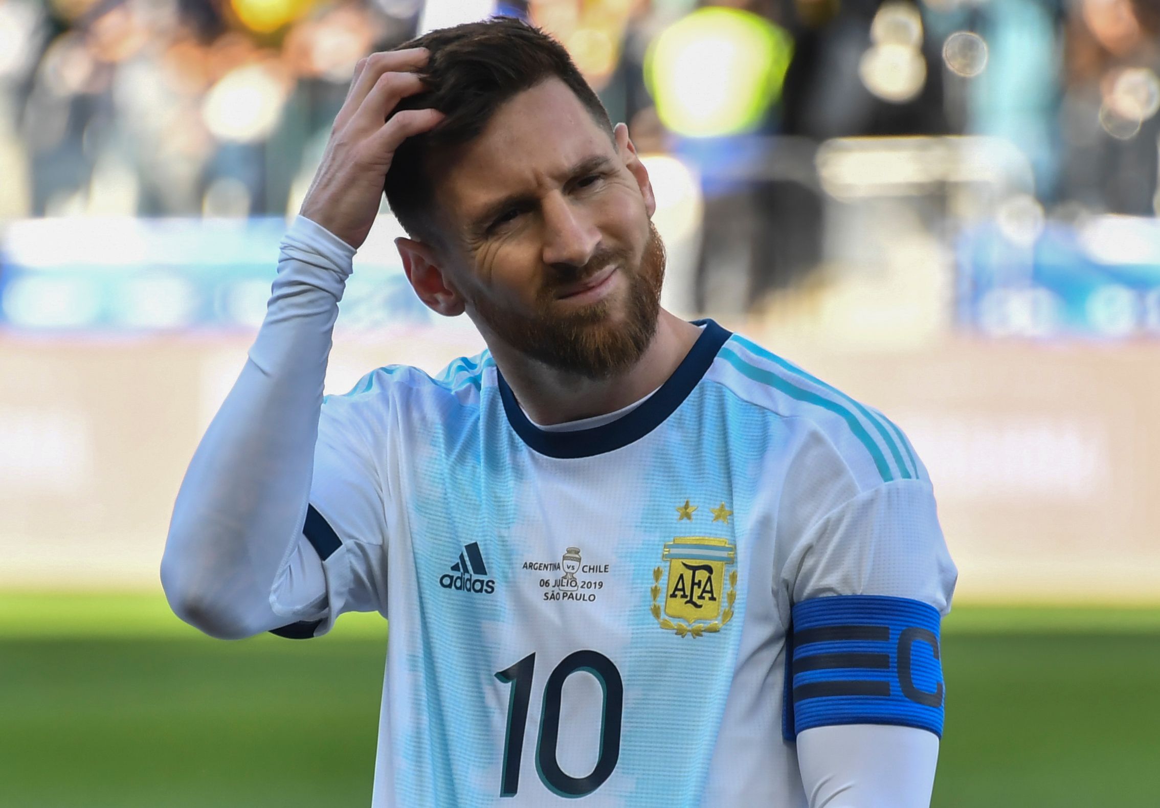 Kapten Timnas Argentina Lionel Messi