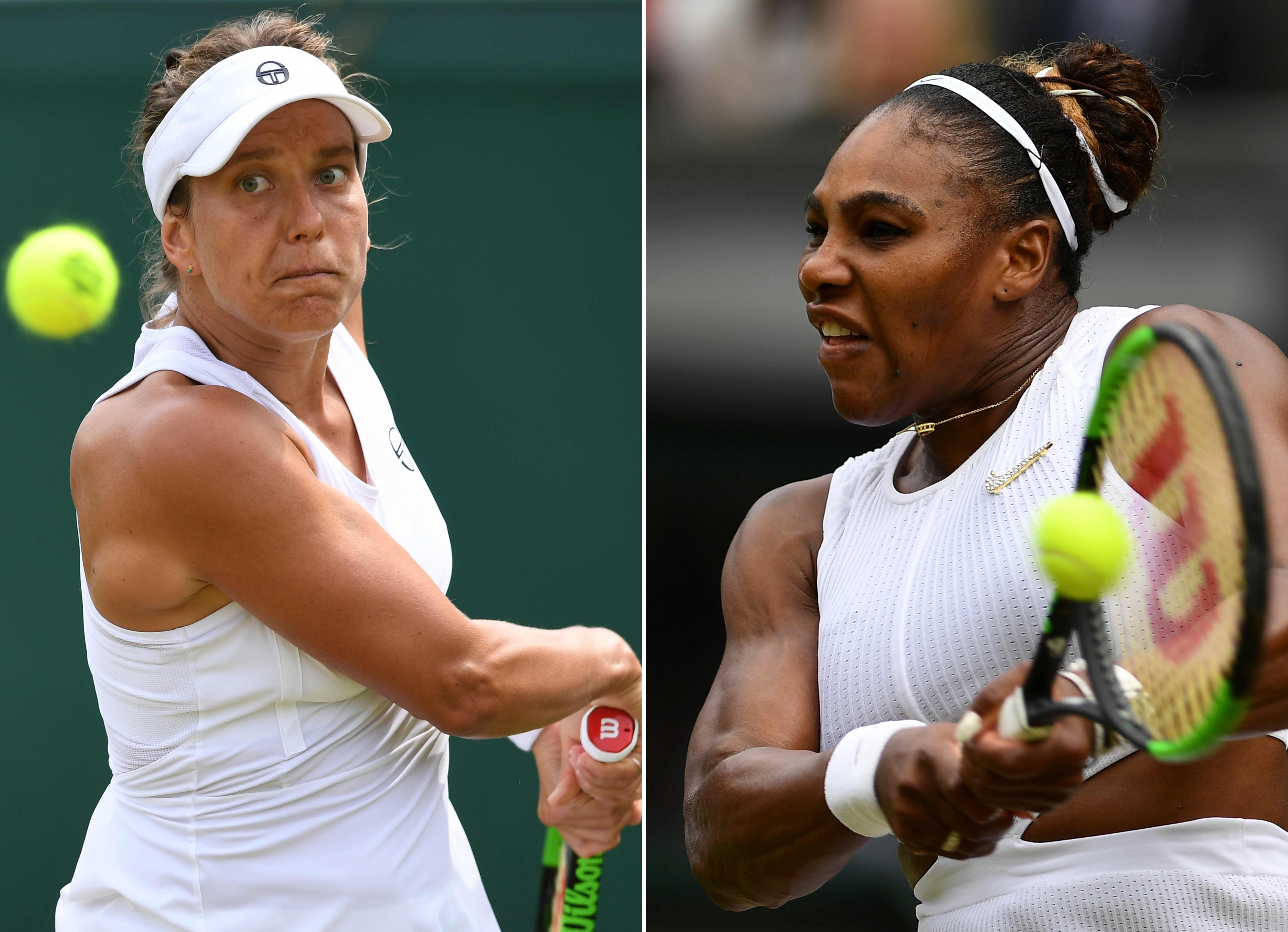 SERENA Williams dan Barbora Strycova akan berhadapan di babak perempat final Wimbledon 2019