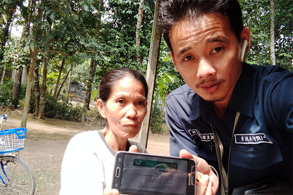 Sosialiasi kepada kader BPJS yang betugas menarik tunggakan iuran BPJS Kesehatan mandiri