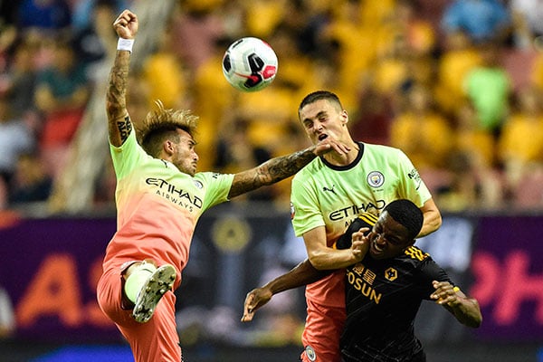 Manchester City vs Wolverhampton Wanderers's yang berlangsung di Tiongkok