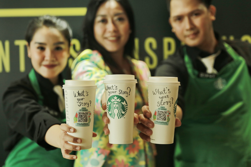 Peluncuran kampanye #SBuxCupOfStories. 