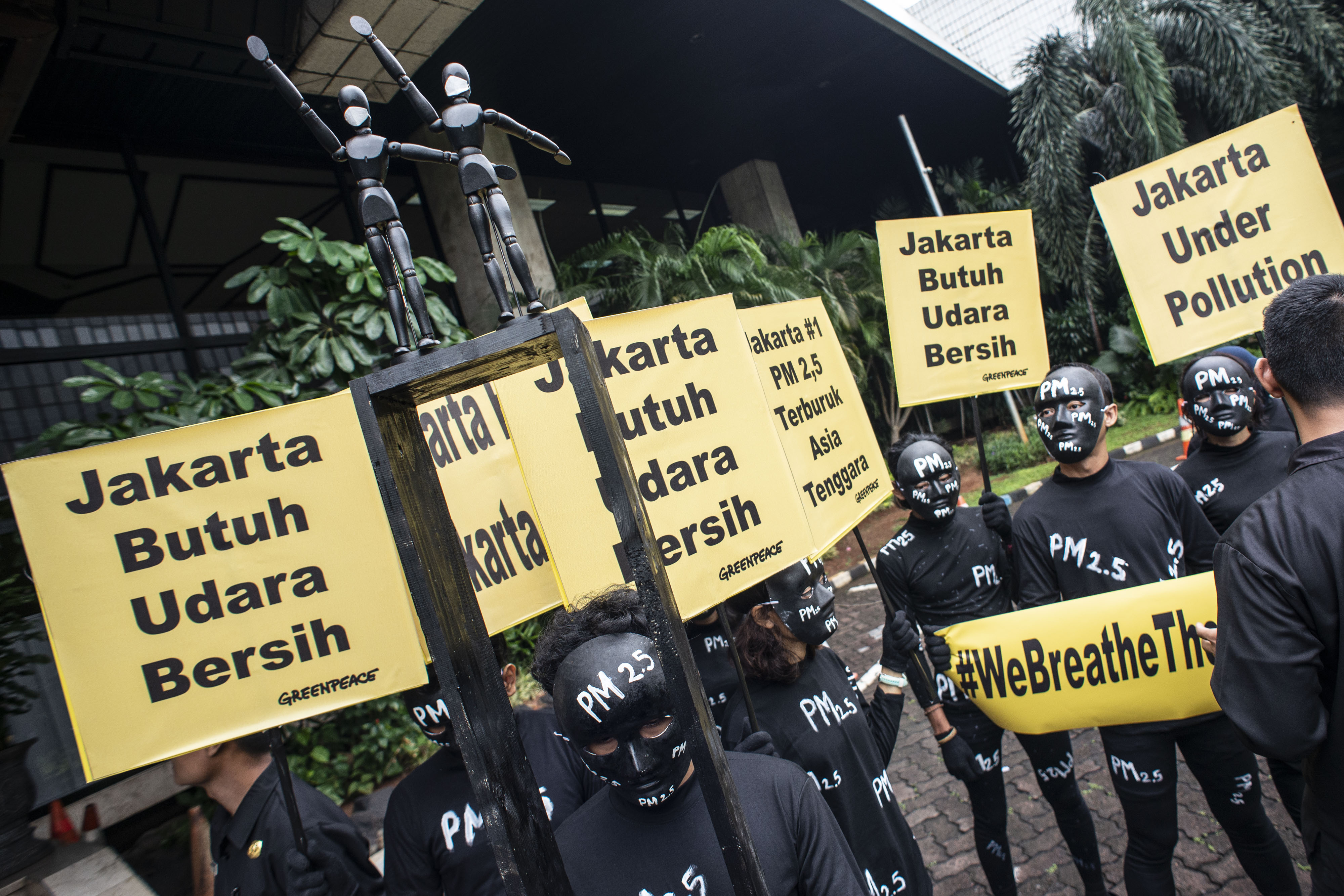 Warga menuntut udara Jakarta bersih
