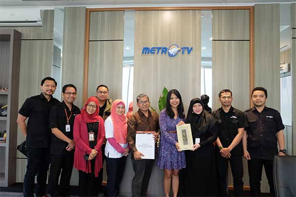  Jajaran Media Group saat menerima kunjungan VOA Indonesia 