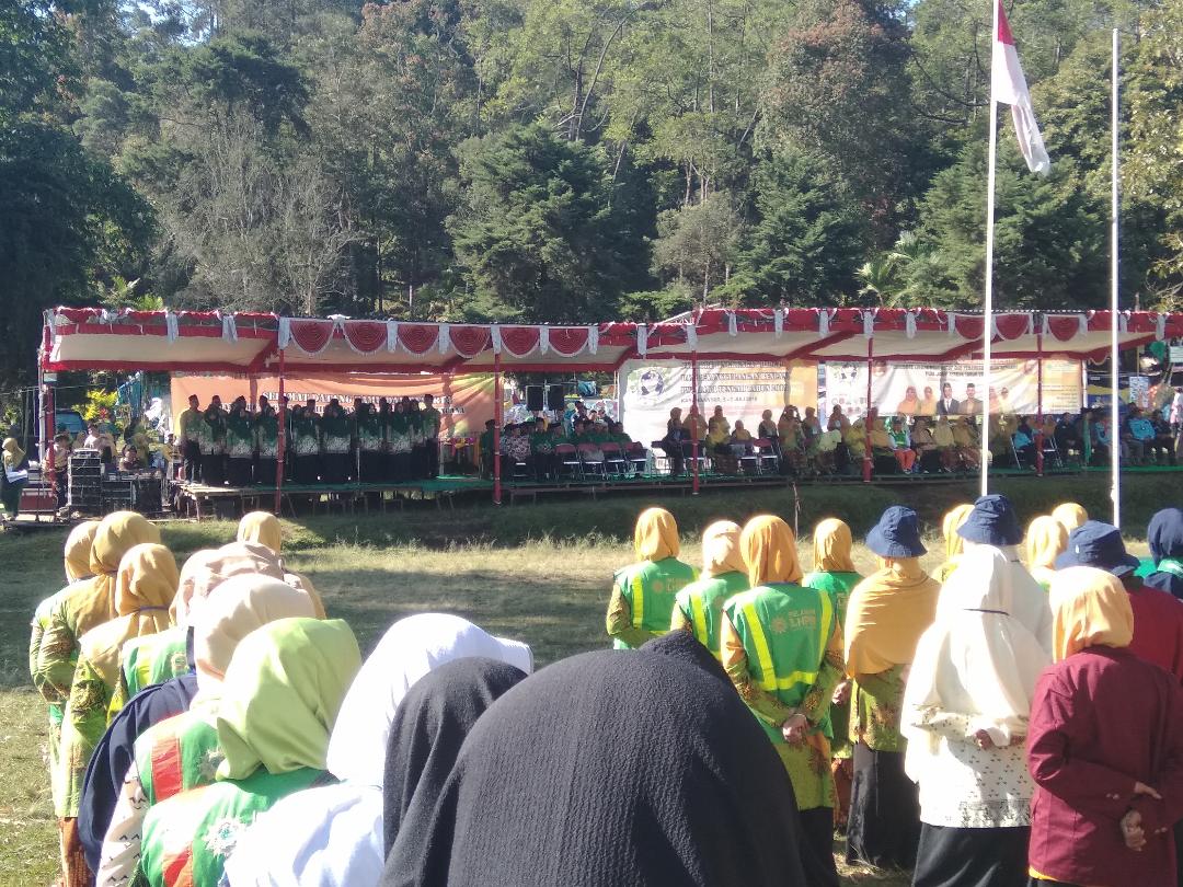 Upacara Jambore Lingkungan Hidup Aisyiyah Jawa Tengah, diikuti oleh 629 kader Aisyiyah dari 35 pengurus daerah. Sabtu (6/7) 