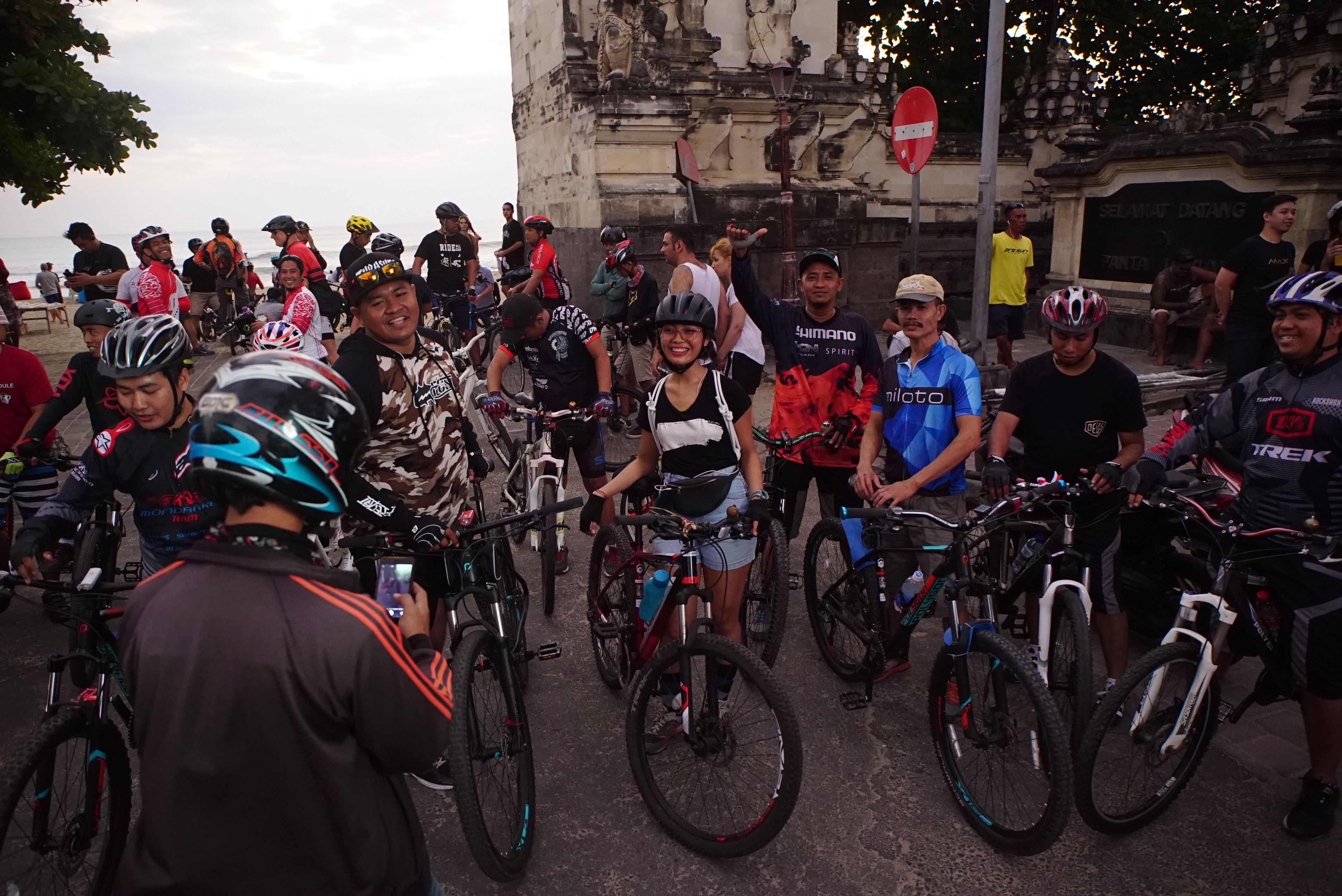 Peserta Bike to Sunset di Bali