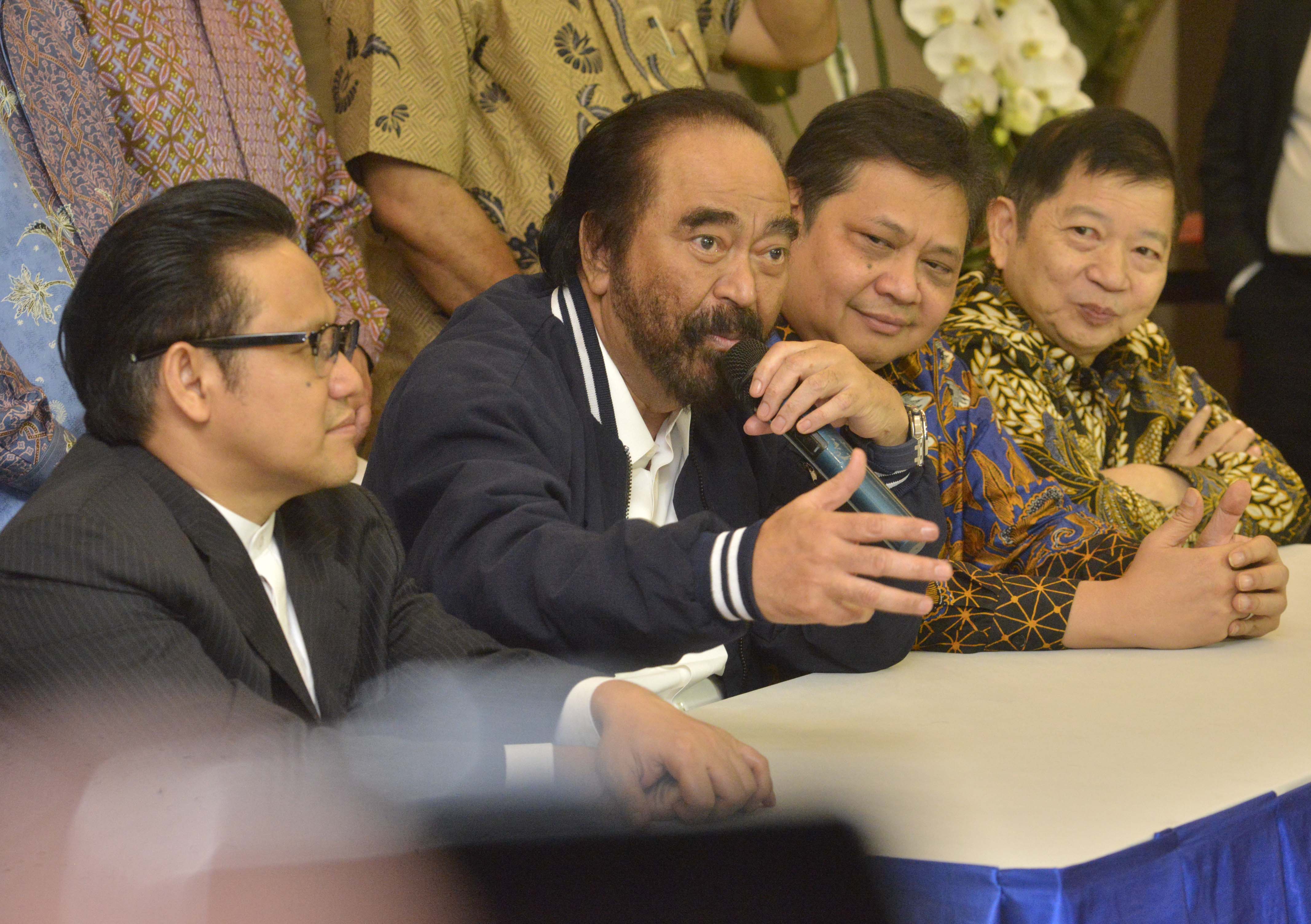 Pertemuan empat ketua partai anggota KIK. 