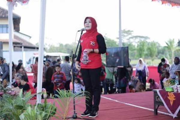 Bupati Klaten Sri Mulyani  di Hari jadi ke-215 Kabupaten Klaten