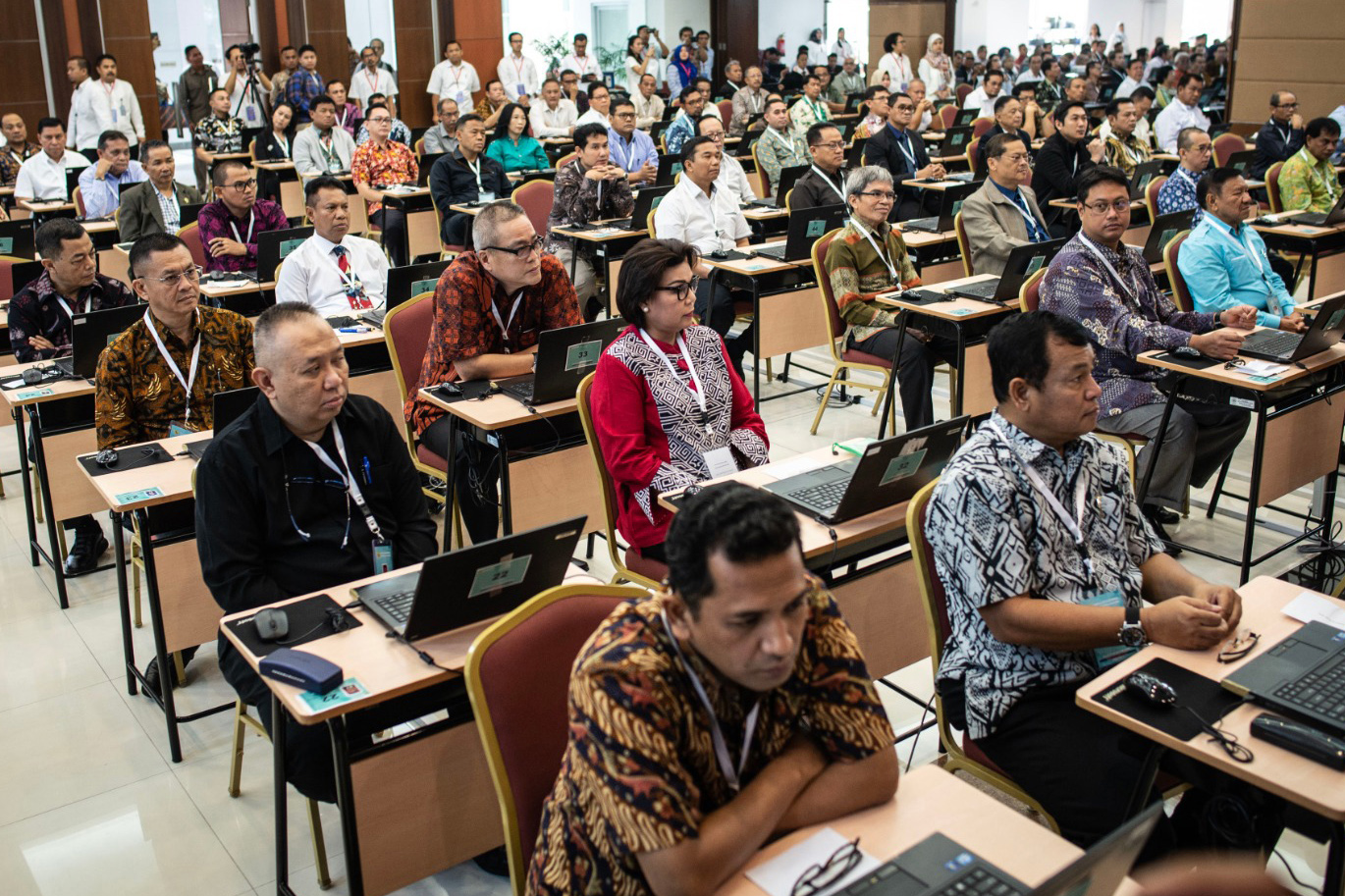 Suasana tes uji kompetensi Seleksi Calon Pimpinan KPK.