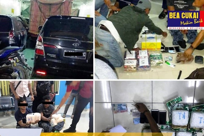 Bea Cukai Pangkalpinang Amankan Sabu di Pelabuhan dan Bandara