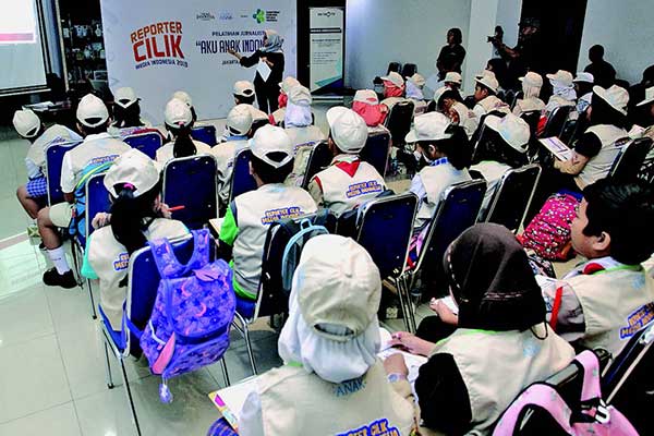 Pelatihan menjadi Reporter Cilik (Repcil) Media Indonesia angkatan ke-14