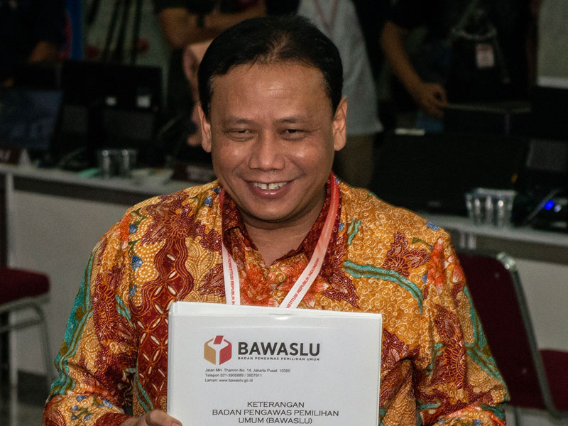 Ketua Bawaslu Abhan.