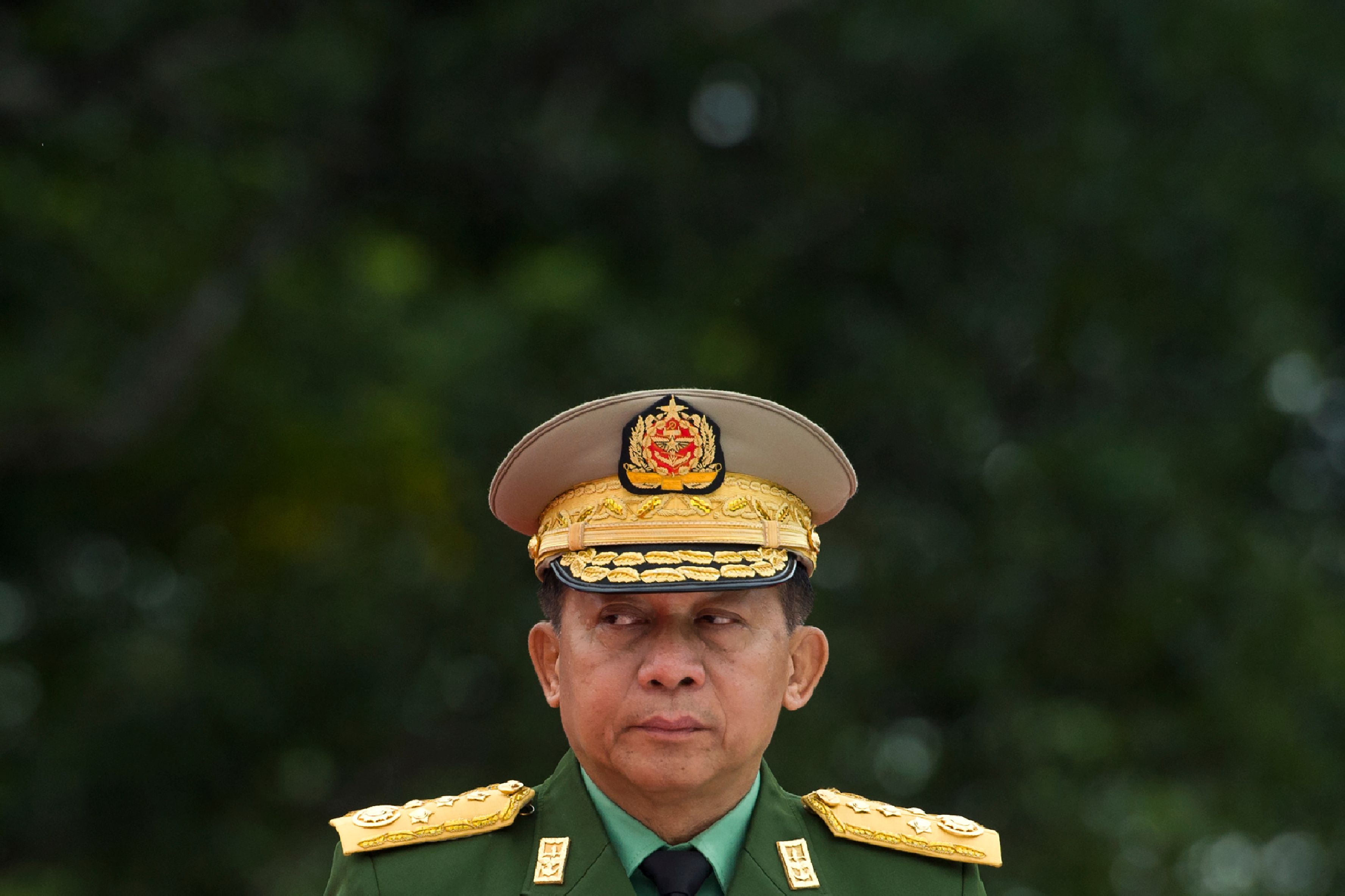 Kepala militer Myanmar Jenderal Senior Min Aung Hlaing 