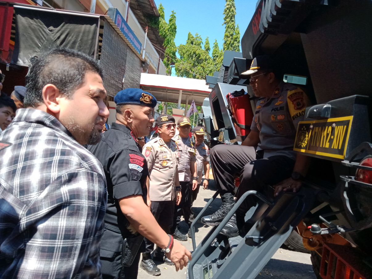 Polisi tambah personel untuk mengamankan laga final leg kedua Piala Indonesia 2019, antara PSM dan Persija.
