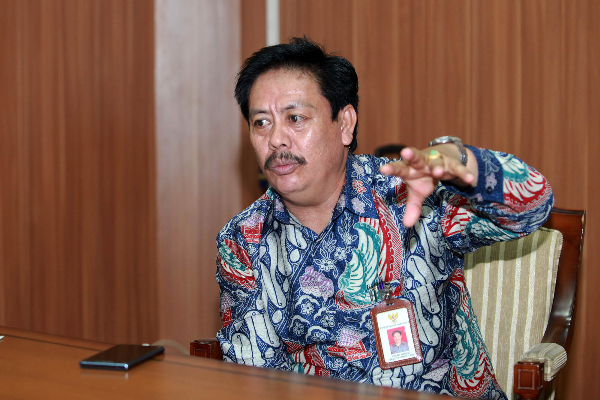 Kepala Perpustakaan Nasional (Perpusnas) Muhammad Syarif Bando.