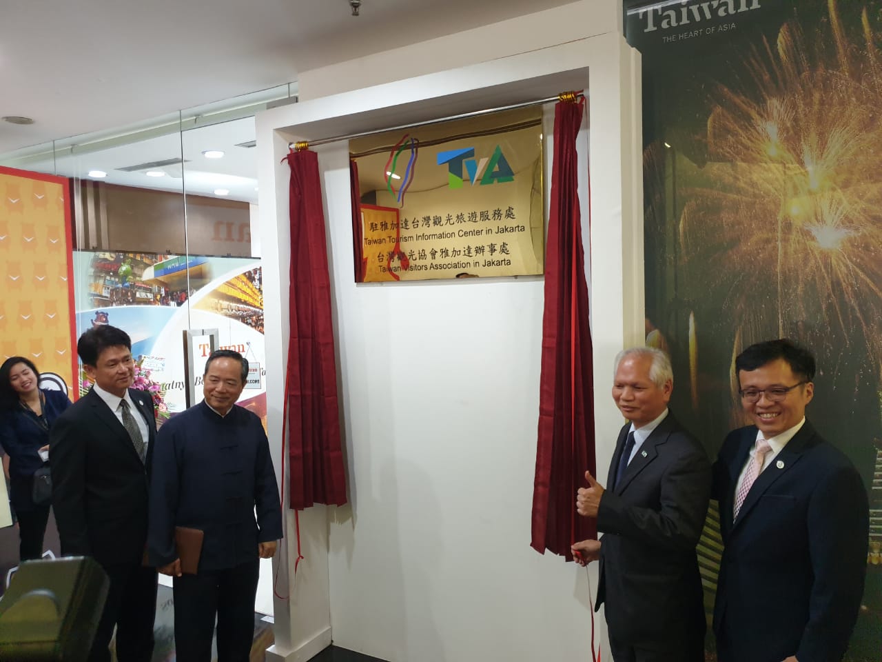 Peresmian Taiwan Tourism Information Center di Jakarta