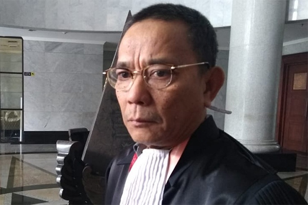 Kuasa hukum KPU Absar Kartabrata 