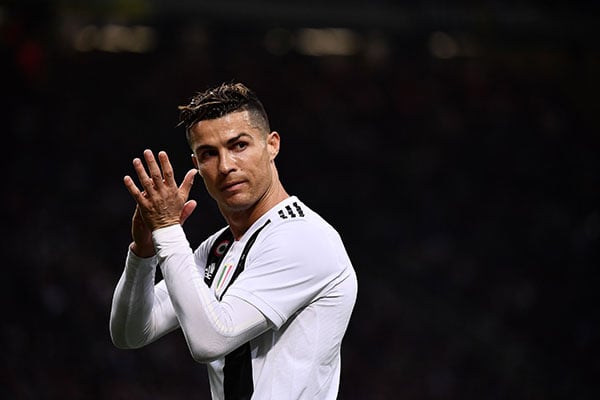Pemain Juventus Cristiano Ronaldo