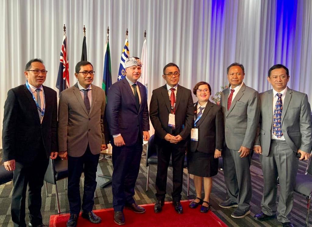Wakil Wali Kota Denpasar IGN Jaya Negara saat menjadi pembicara di Brisbane, Australia.