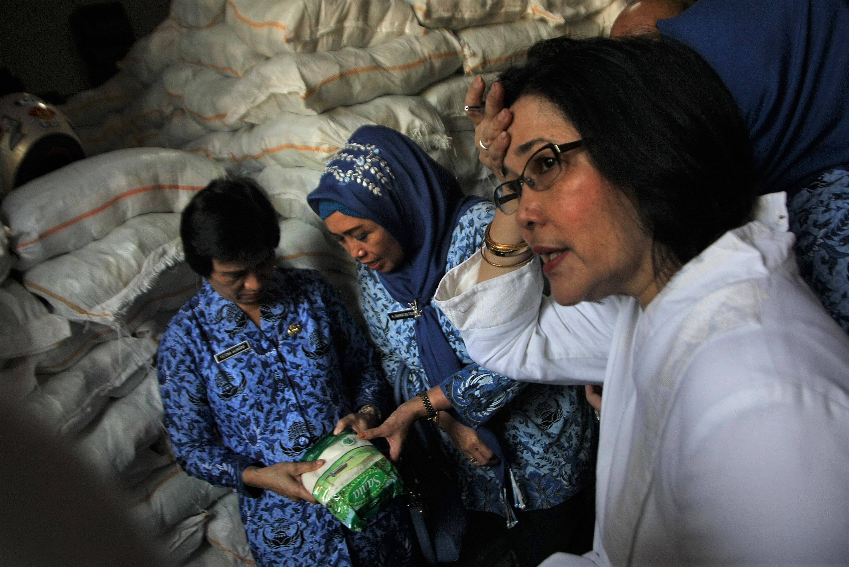 Direktur Jenderal (Dirjen) Pengembangan Eskpor Nasional Kemendag Arlinda (kanan)