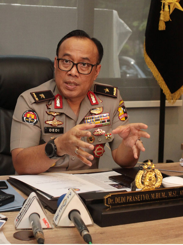 Kepala Biro Penerangan Masyarakat Divisi Humas Polri Brigjen Pol Dedi Prasetyo.
