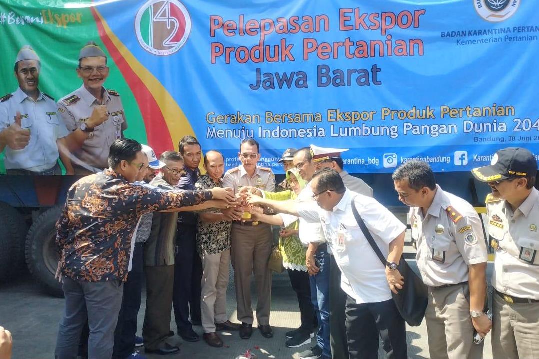 Kabupaten Bandung Ekspor Perdana Jahe ke Bangladesh