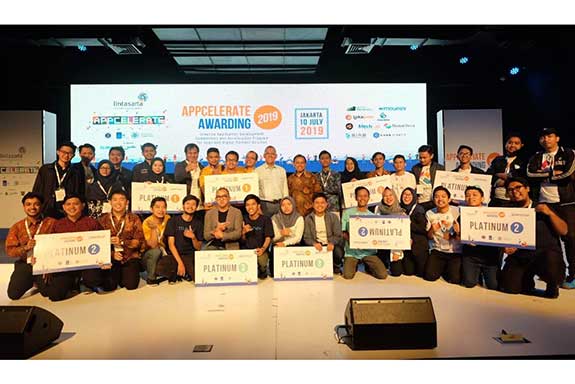 Pemenang ajang Appcelerate 2019 yang diselenggarakan Lintasarta 