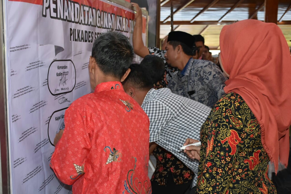 Kesepakatan damai pilkades.