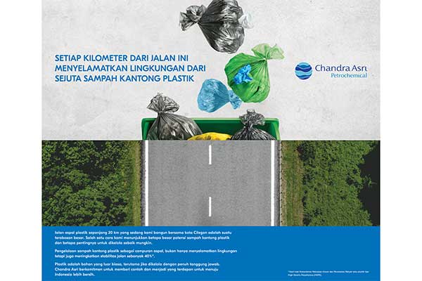 Infografis Pemanfaatan Sampah Plastik untuk Aspal