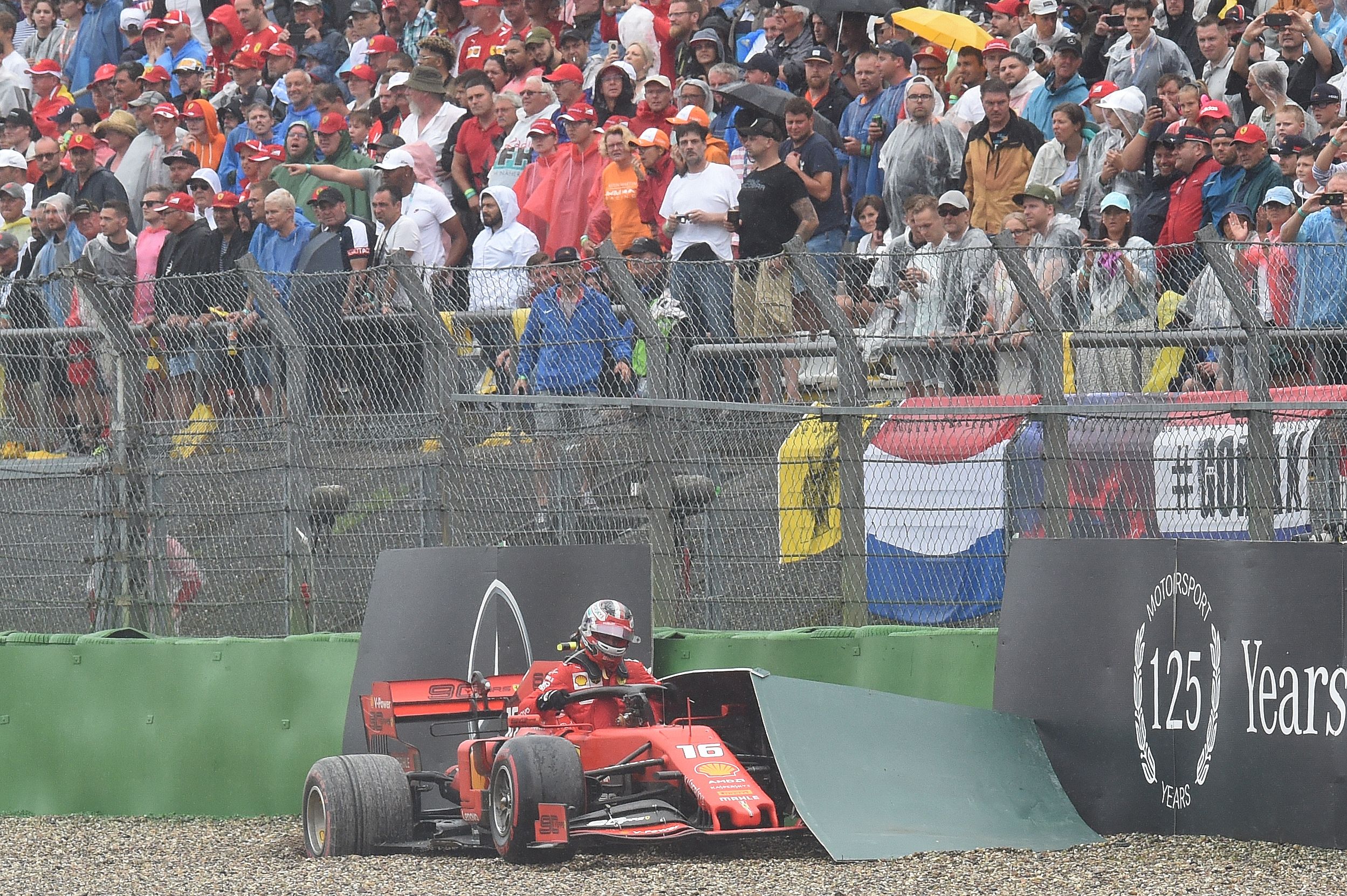 Pembalap Ferrari Charles Leclerc