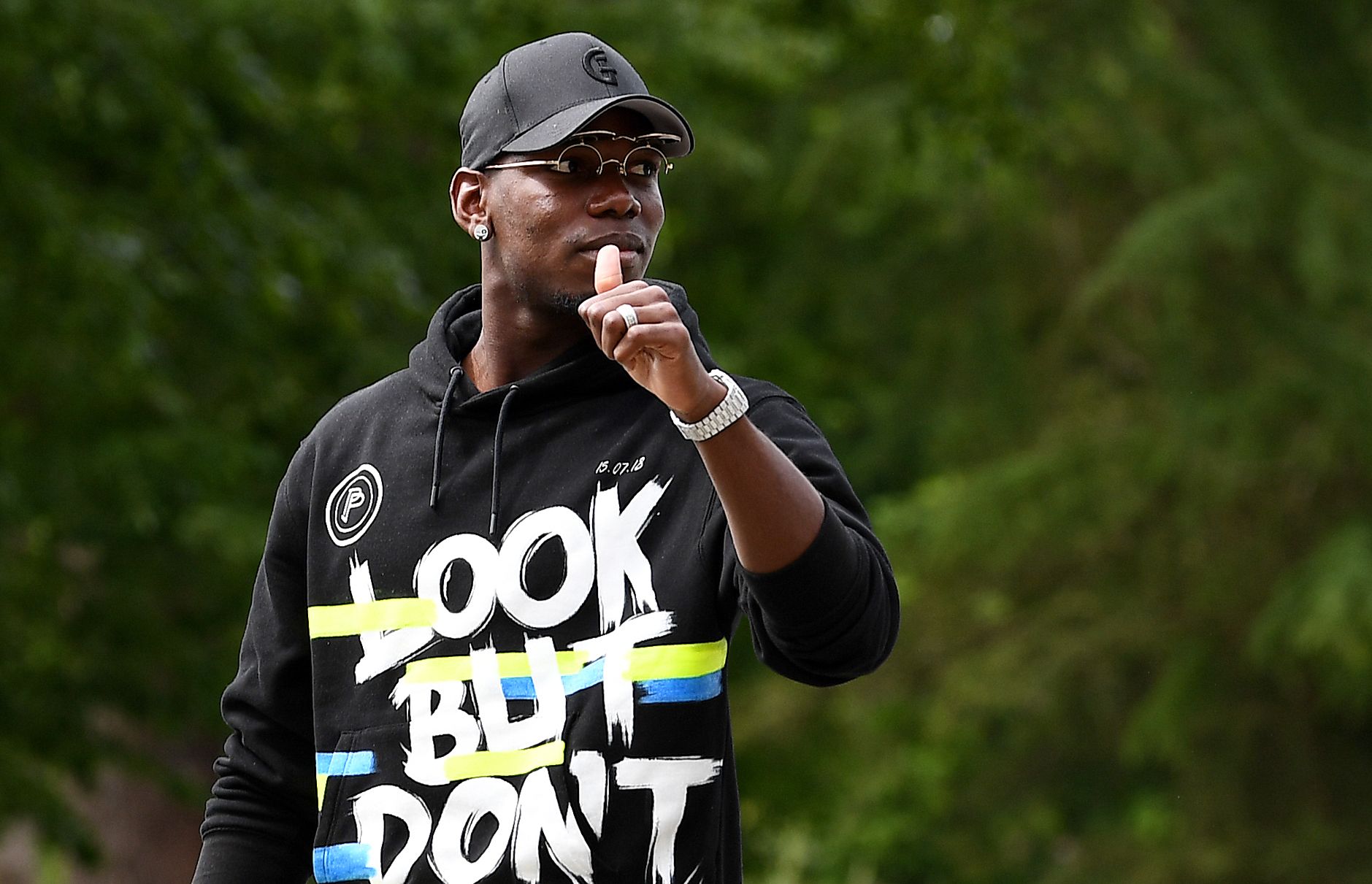 Gelandang Manchester United Prancis Paul Pogba