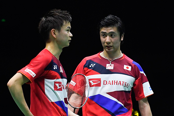 Ganda putra Jepang Hiroyuki Endo/Yuta Watanabe 