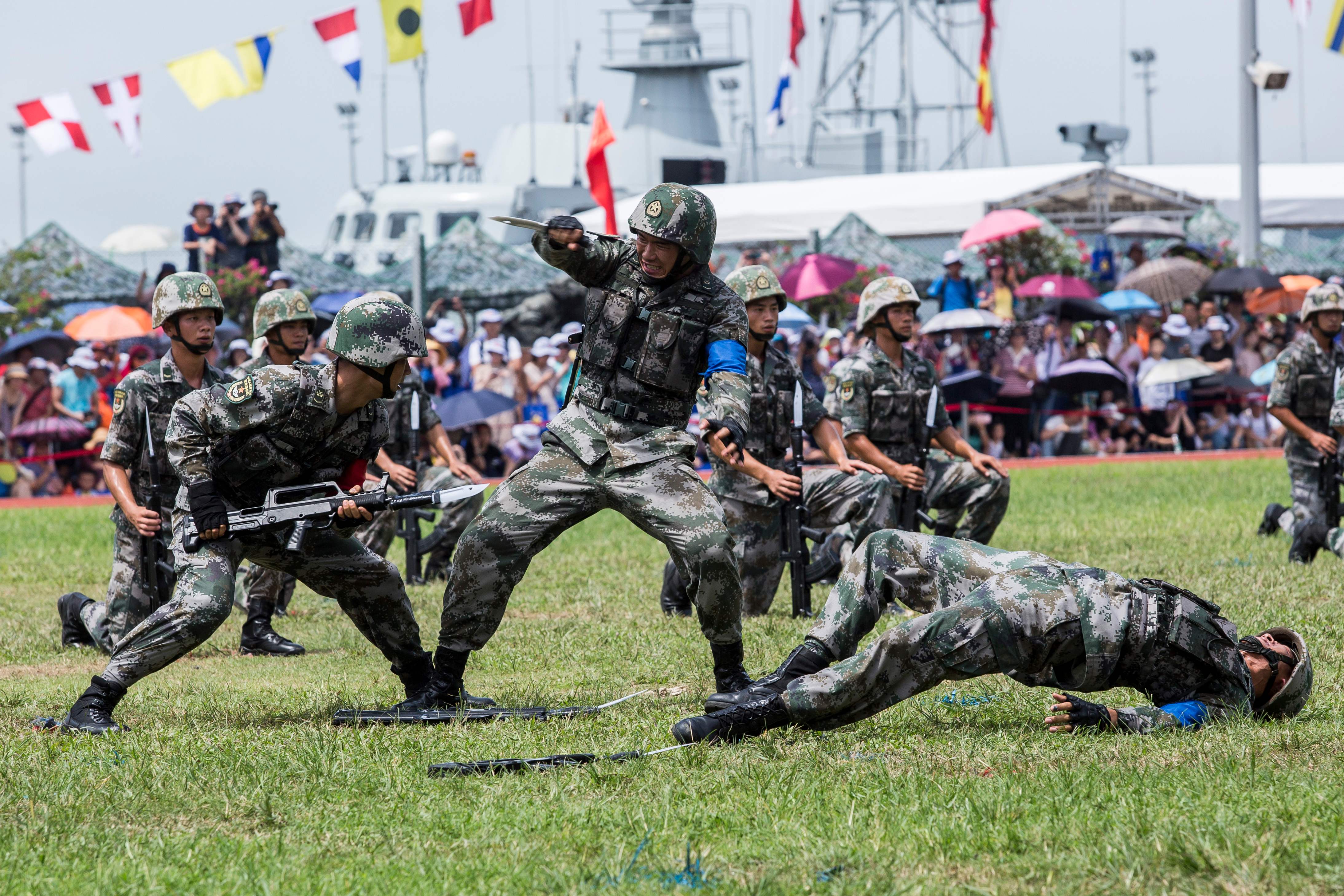 Tiongkok Soroti Latihan Militer di Tengah Protes Hong Kong