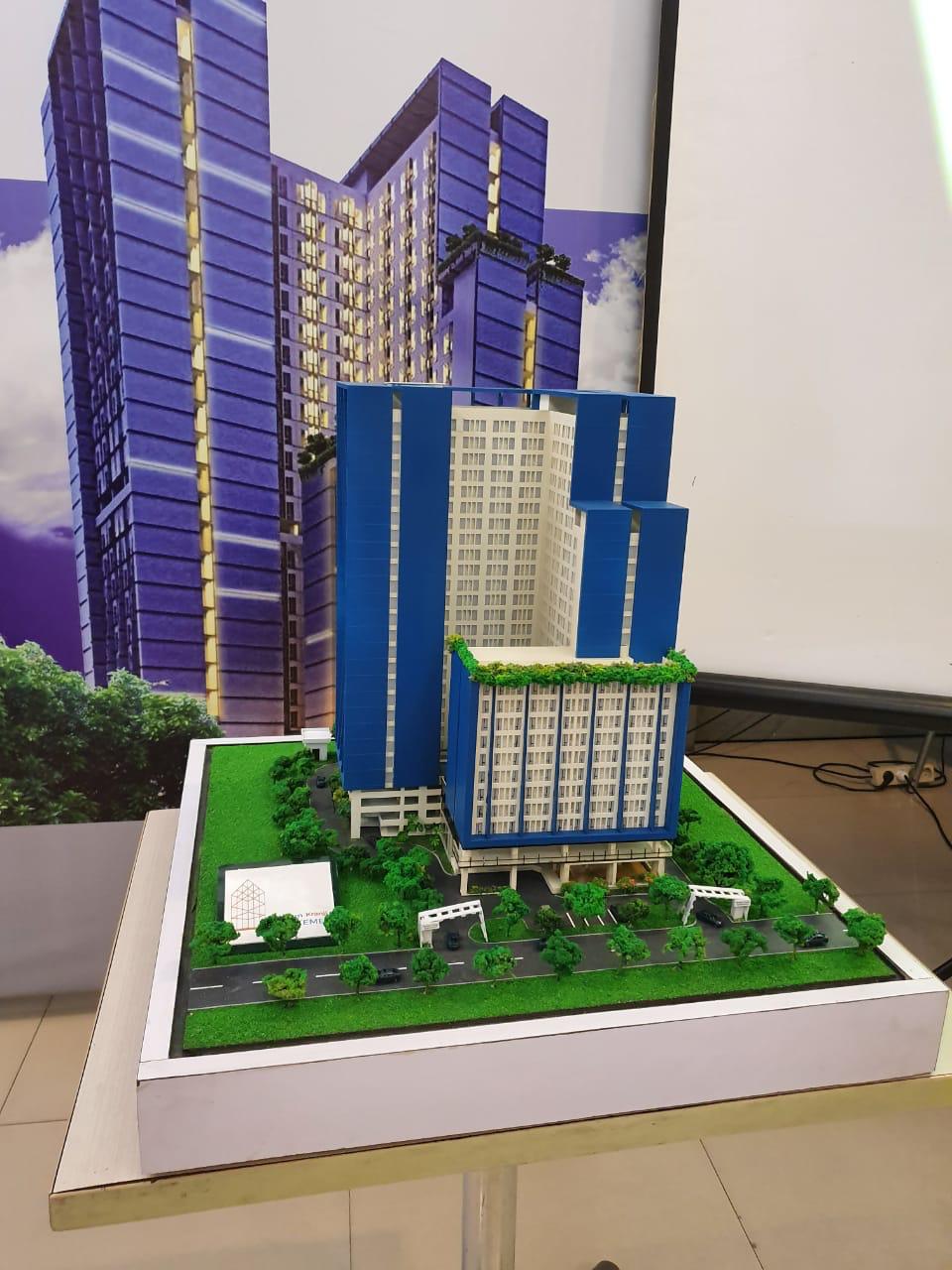 Maket apartemen Modern Kranji