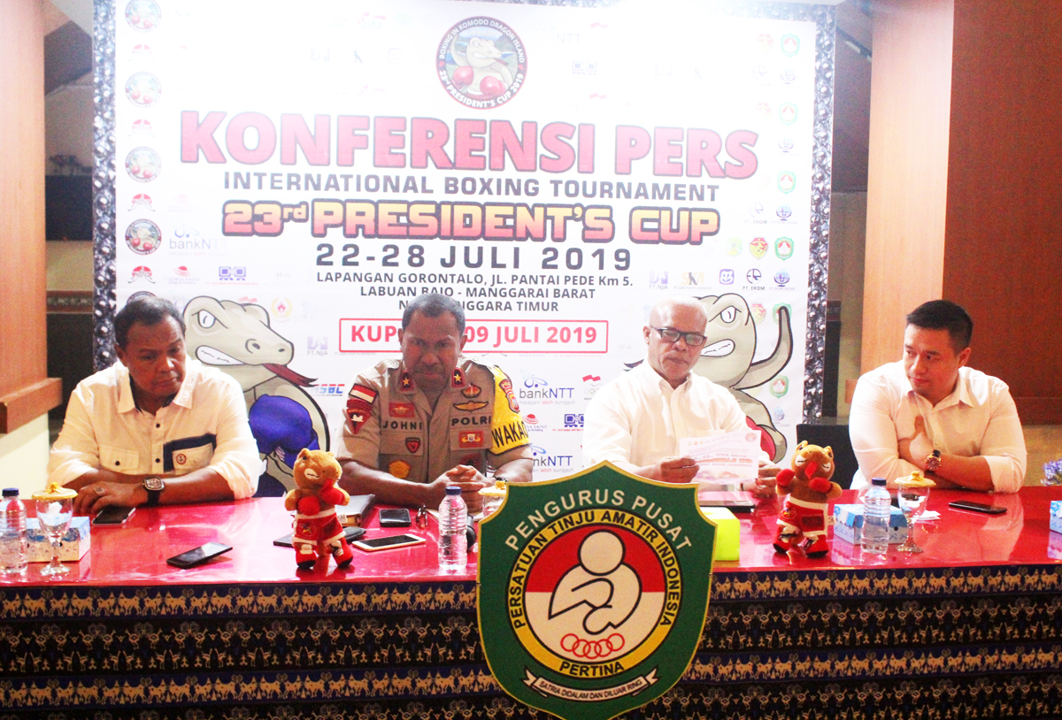  jumpa pers kejuaran tinju piala presiden 