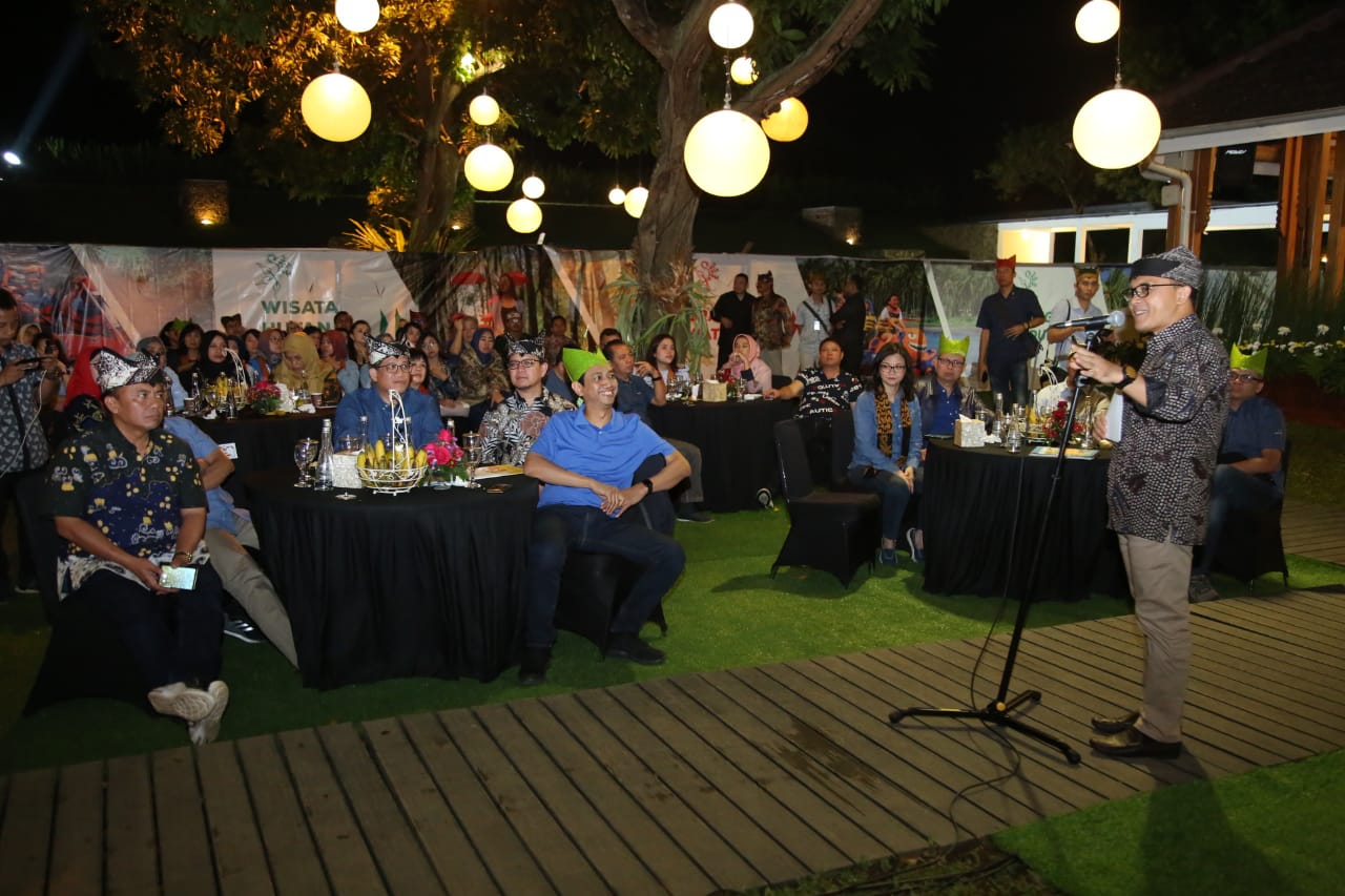 Romobingan pejabat Jabar saat diterima di Pendopo Pemkab Banyuwangi