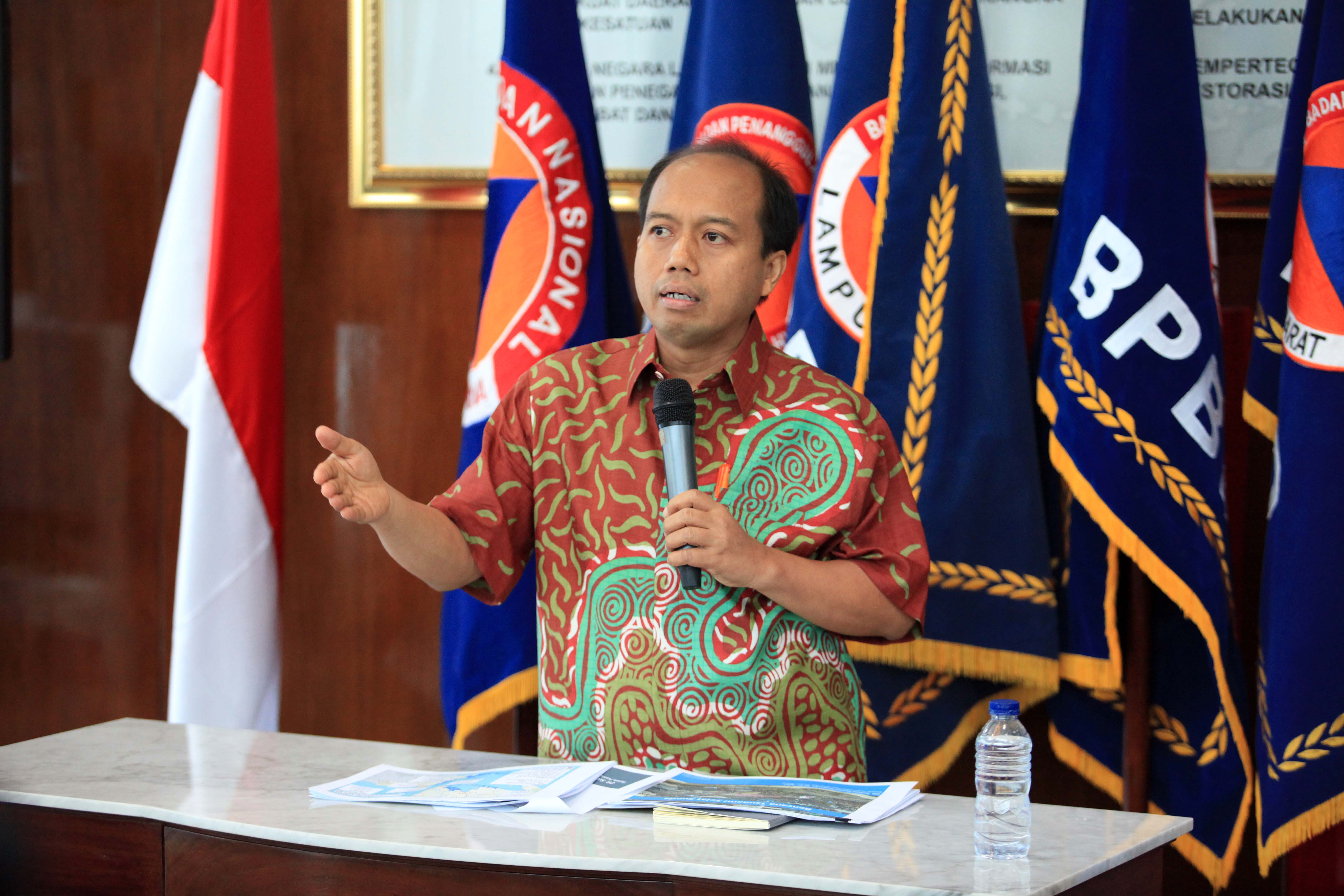 Kepala Pusat Data dan Humas BNPB Sutopo Purwo Nugroho