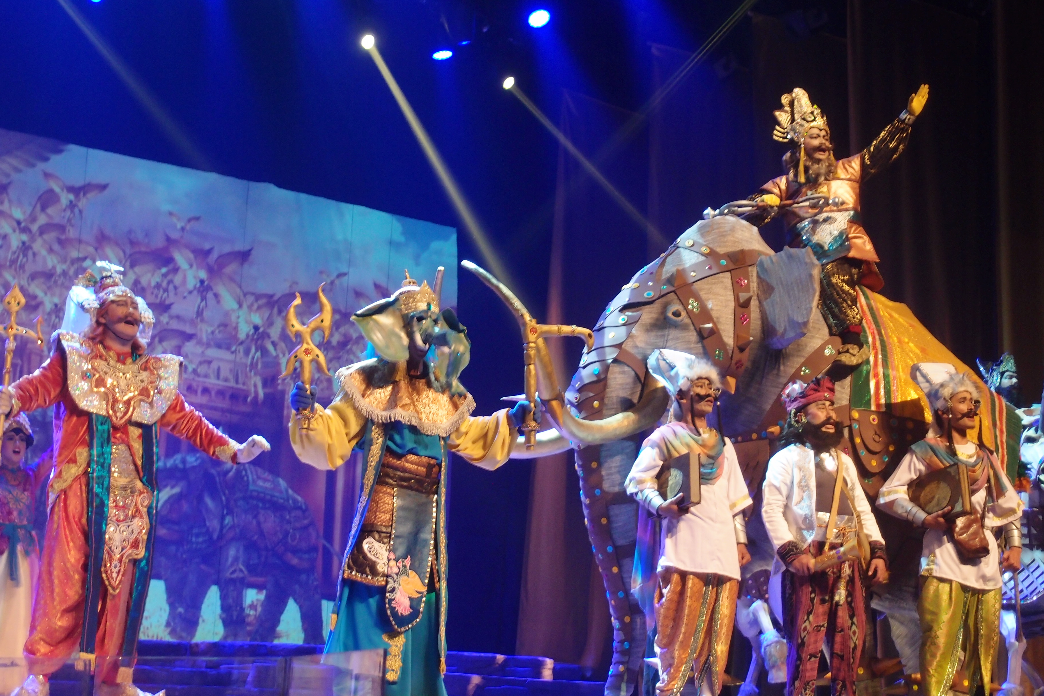 Pementasan Mahabarata: Asmara Raja Dewa oleh Teater Koma tahun lalu.