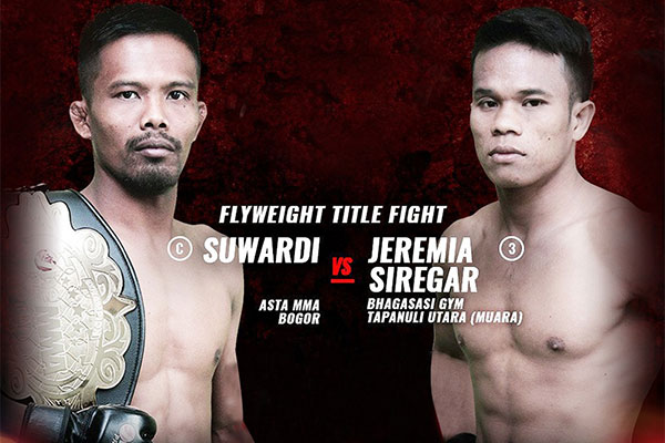 Juara kelas terbang nasional Suwardi akan mempertahankan sabuk juara nasional MMA saat ditantang Jeremia Siregar, Sabtu (24/8) mendatang.